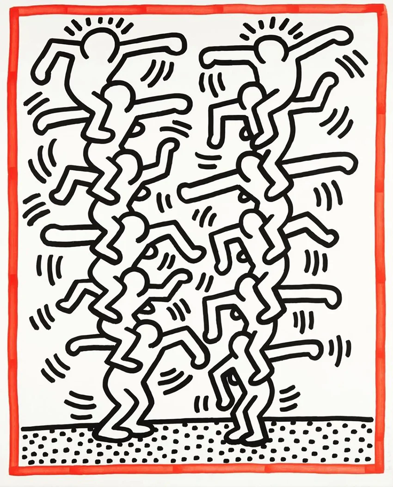 Hero Banner: Keith Haring Print