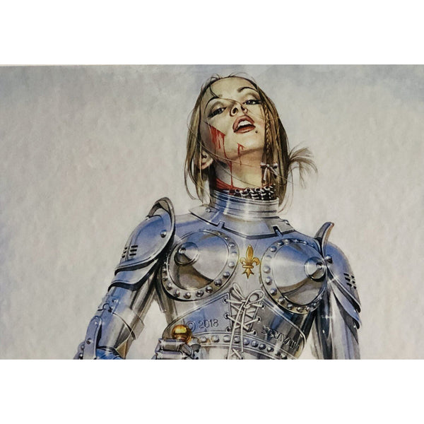 Hajime Sorayama's Joan Of Arc Print - Hype Museum