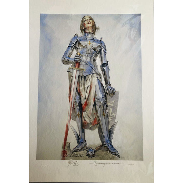 Hajime Sorayama's Joan Of Arc Print - Hype Museum