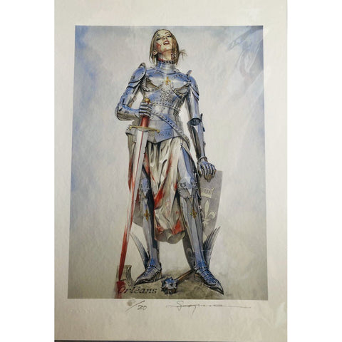 Hajime Sorayama's Joan Of Arc Print - Hype Museum