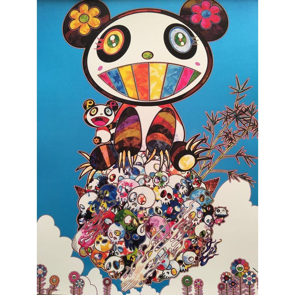 Takashi Murakami's The Pandas Say They Are Happy Print - Hype Museum