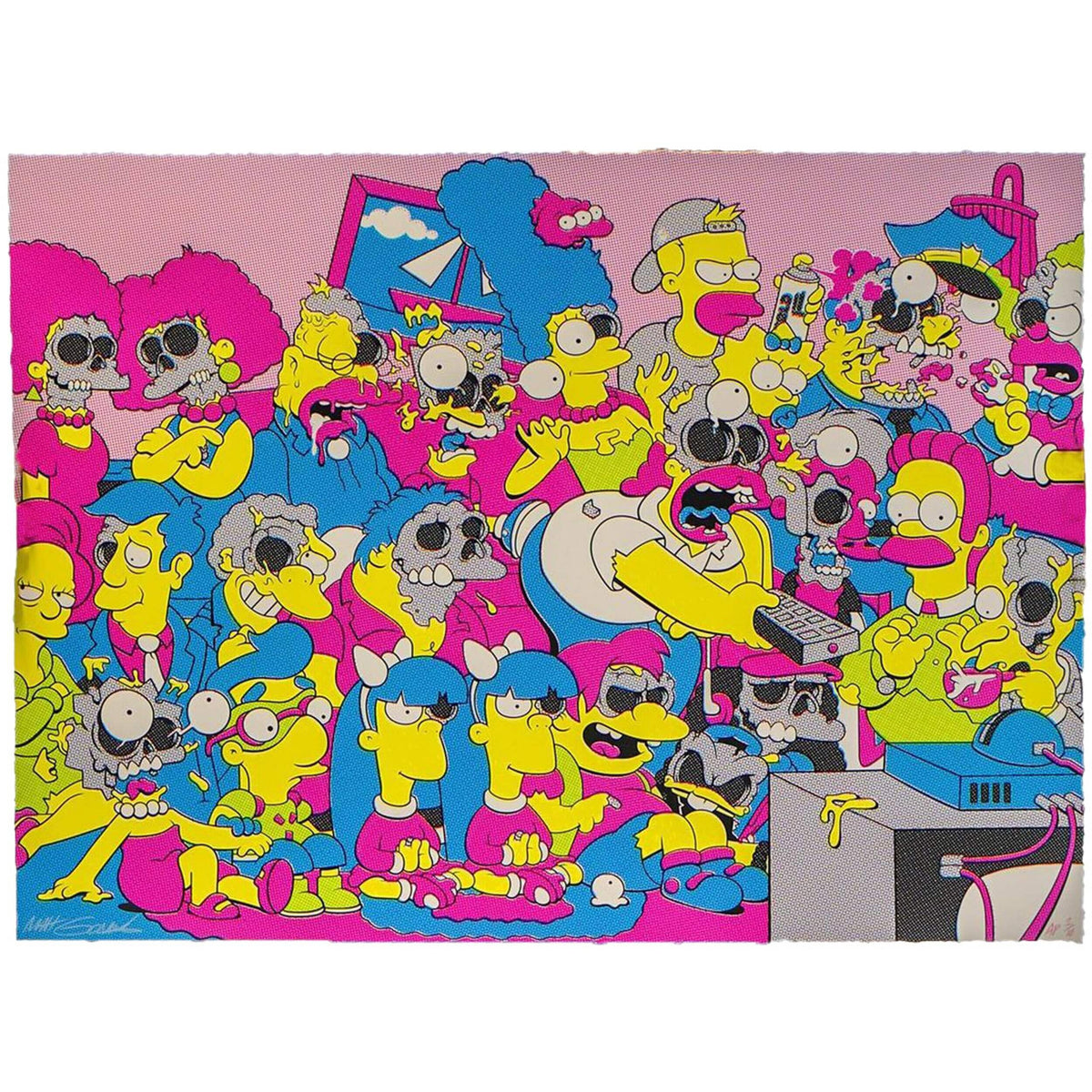 MATT GONDEK DECONSTRUCTED ART PRINTサイン入り