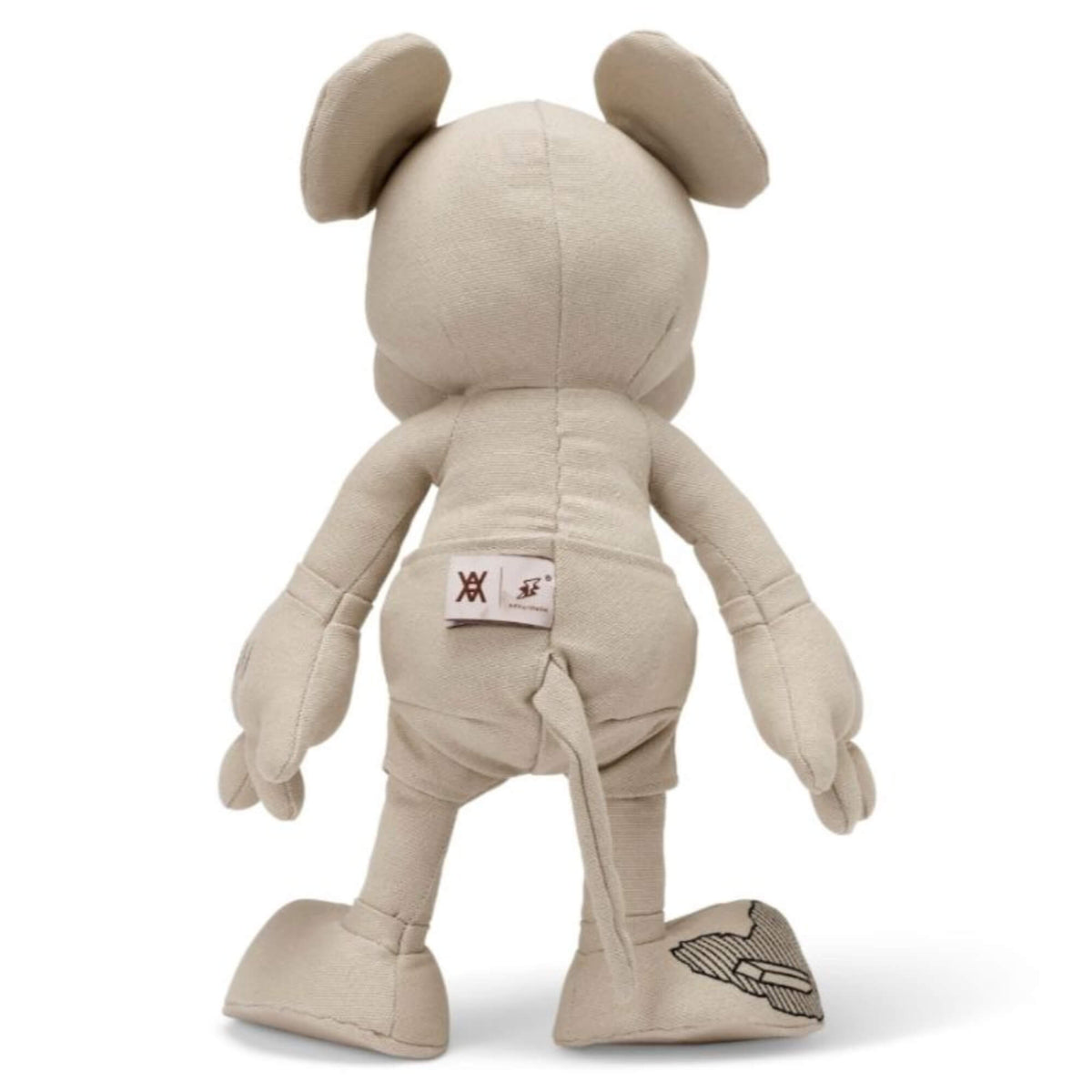 Daniel Arsham Mickey Mouse Plush Figure - Neutrals