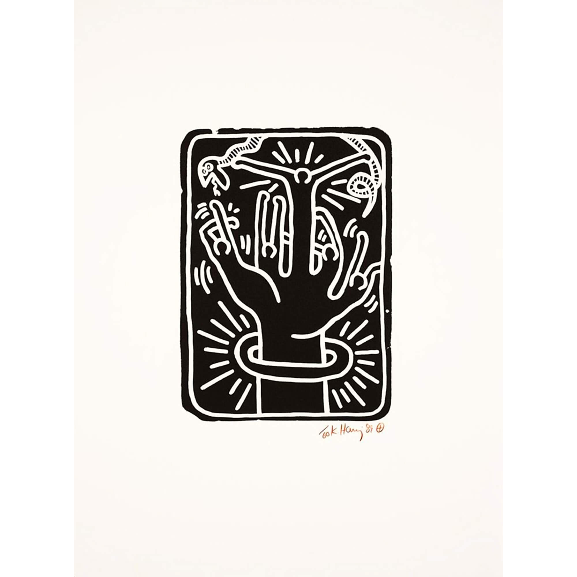 Keith Haring-Stones 2 - Keith Haring-art print