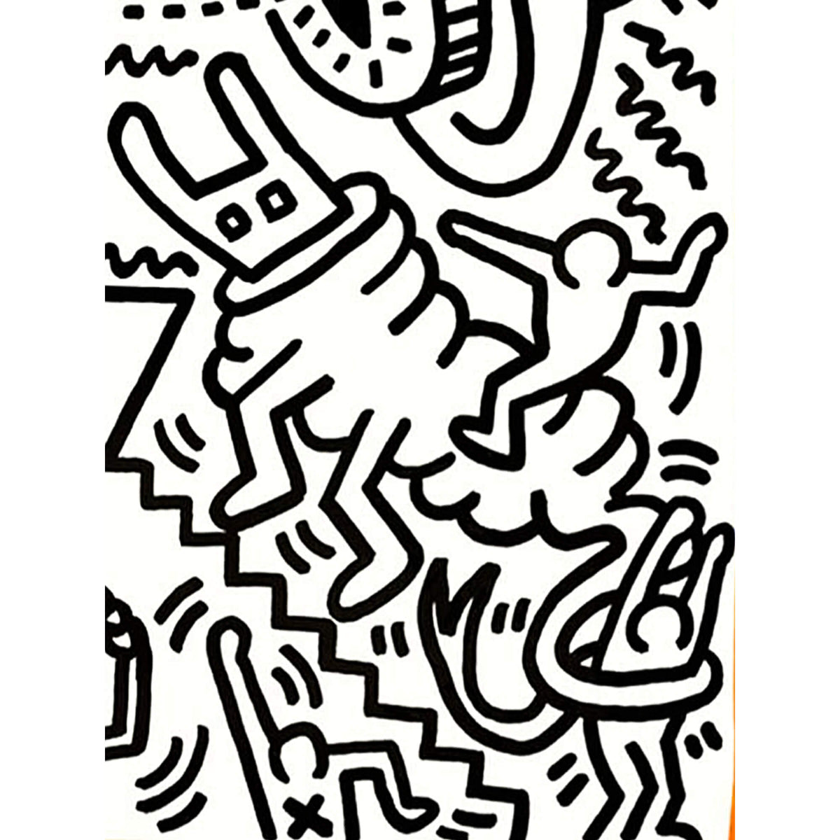 Keith Haring's Keith Haring At Robert Fraser Gallery Print - Hype 