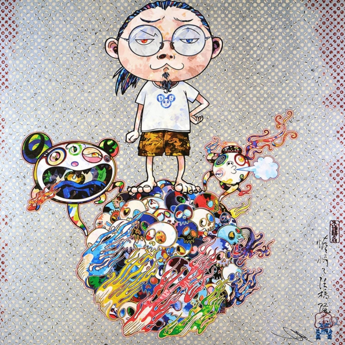 Takashi Murakami Murakami Mr. Dob Figure Red