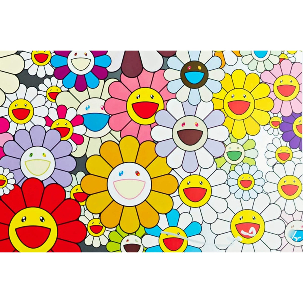 Field Of Smiling Flowers