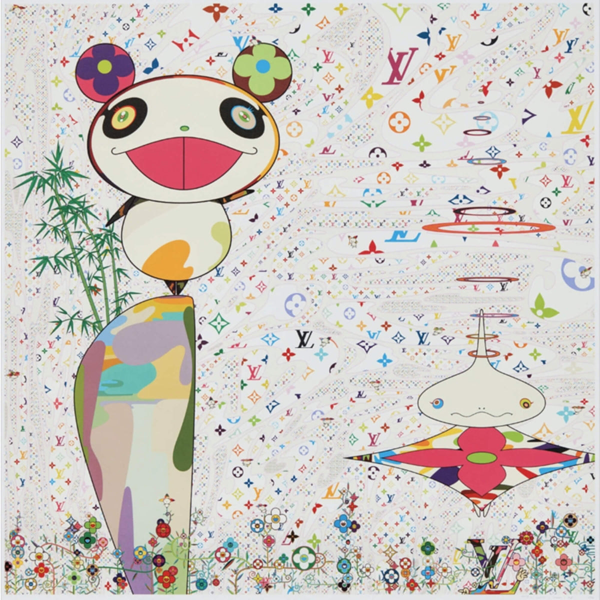 Art Reproductions Pop Art Eye Love Monogram by Takashi Murakami