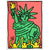Keith Haring-Statue Of Liberty - Keith Haring-art print