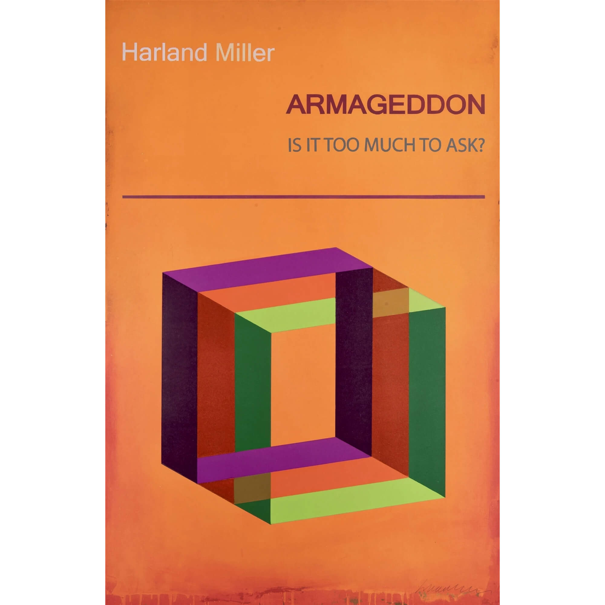 Harland Miller-Armageddon Is It Too Much To Ask (small) - Harland Miller-art print