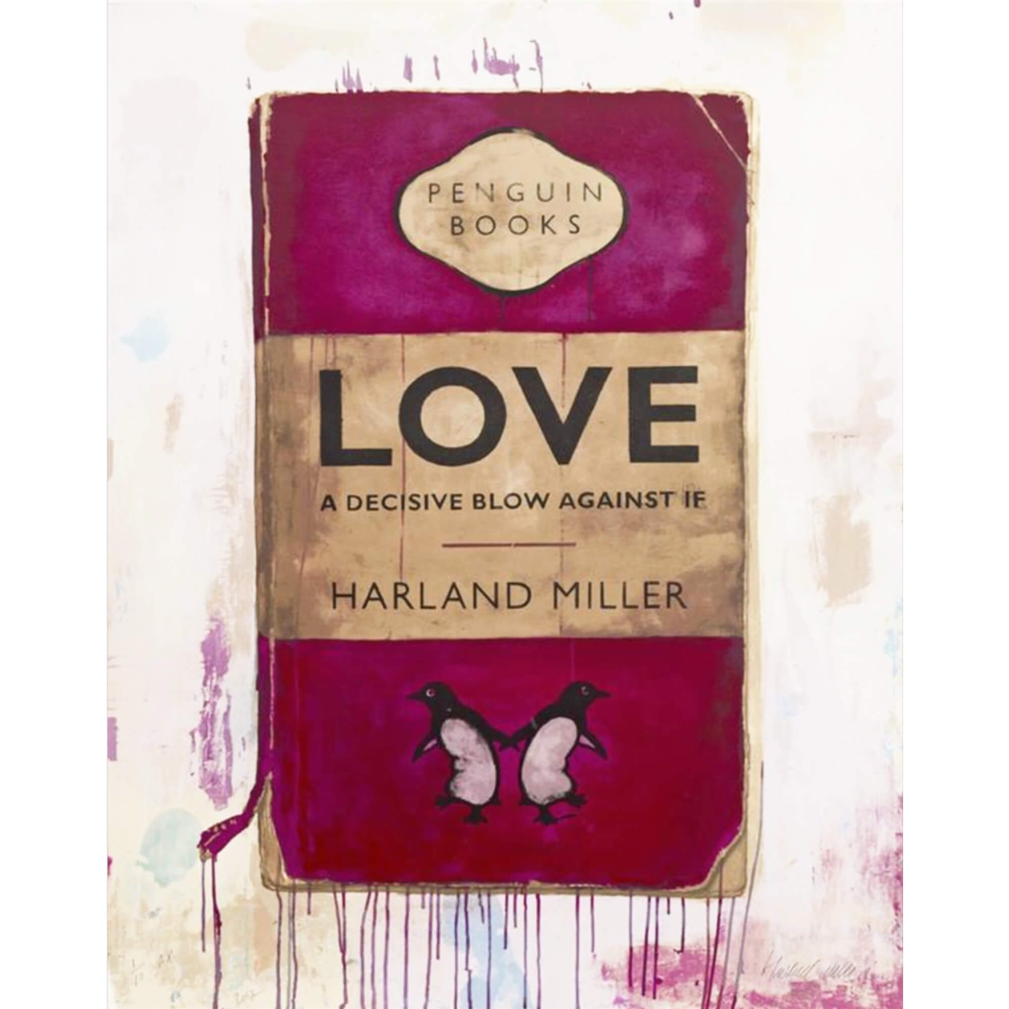 Harland Miller-Love, A Decisive Blow Against If - Harland Miller-art print