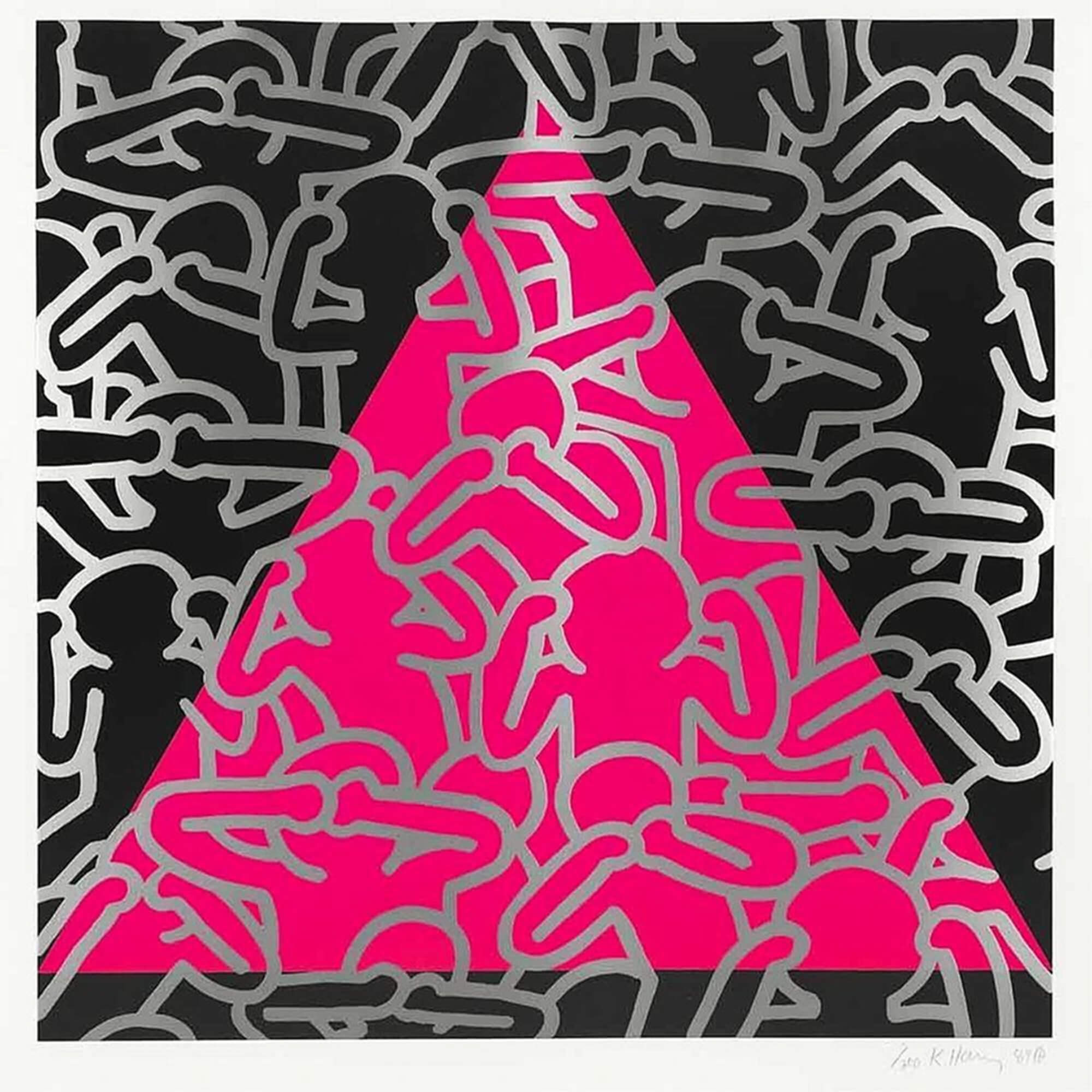 Keith Haring-Silence Equals Death - Keith Haring-art print