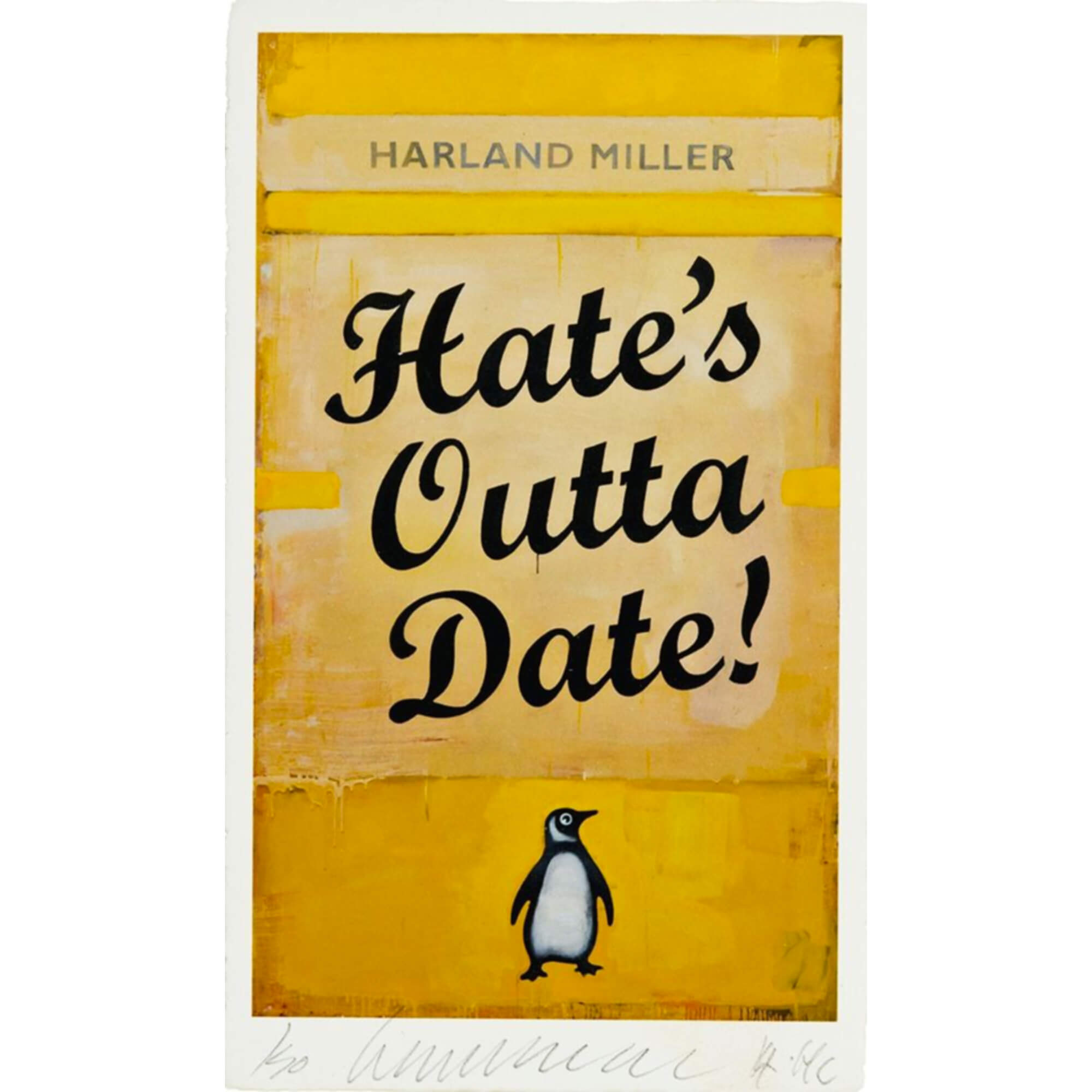 Harland Miller-Hate’s Outta Date! - Harland Miller-art print