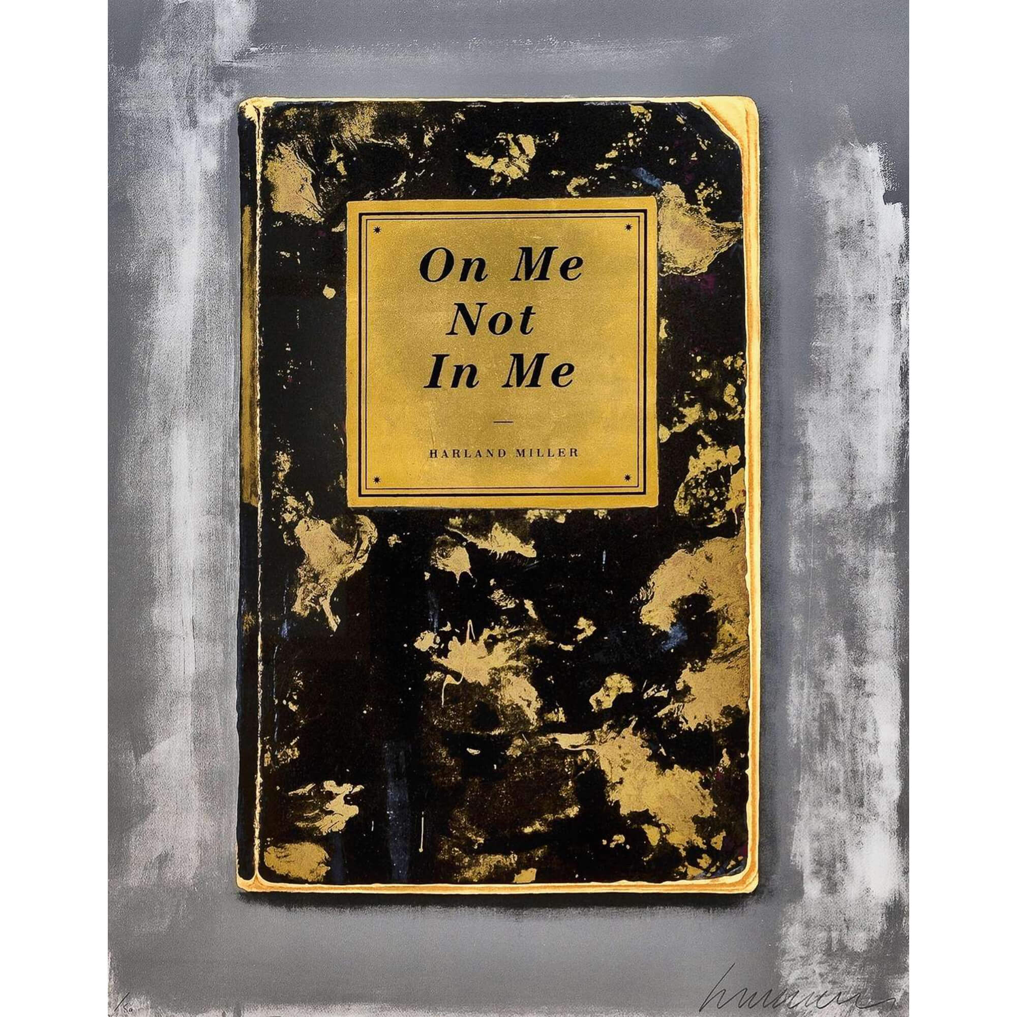 Harland Miller-On Me Not In Me - Harland Miller-art print