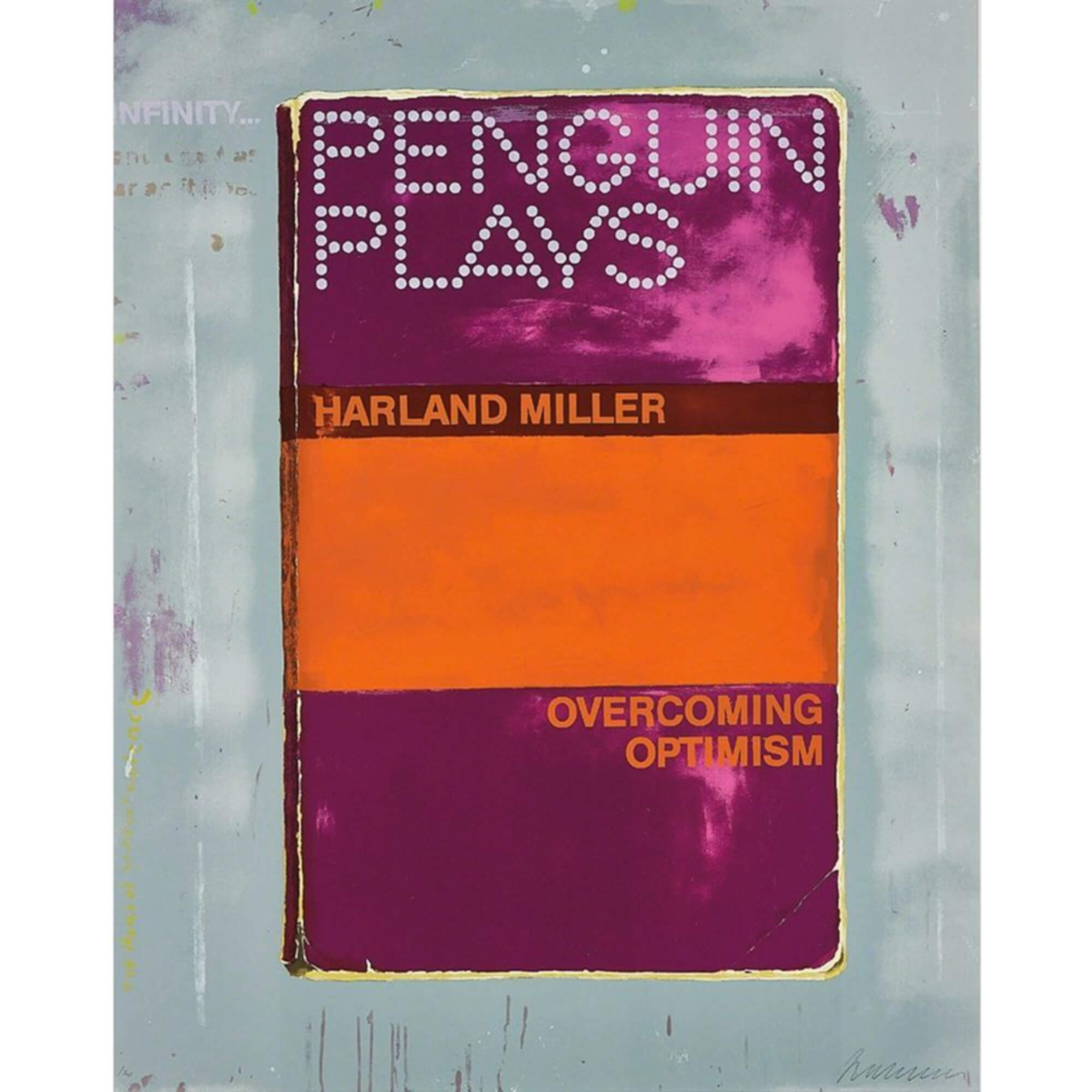 Harland Miller-Overcoming Optimism - Harland Miller-art print