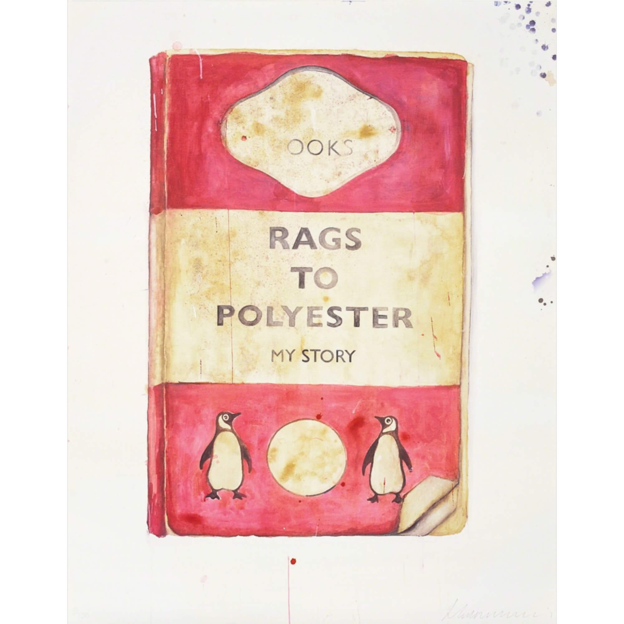 Harland Miller-Rags To Polyester - Harland Miller-art print