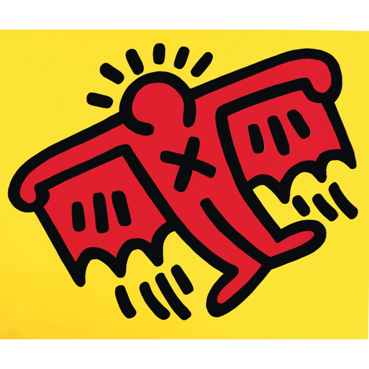 Keith Haring's Flying Devil Print - Hype Museum