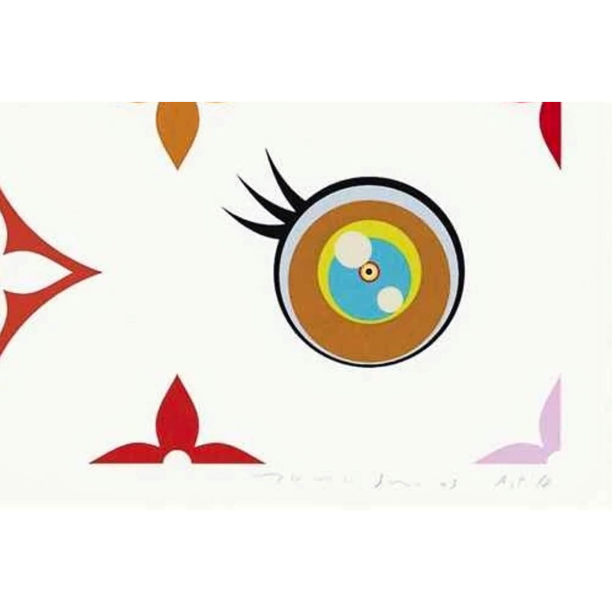 Takashi Murakami  Eye Love SUPERFLAT<Pink>; SUPERFLAT Monogram