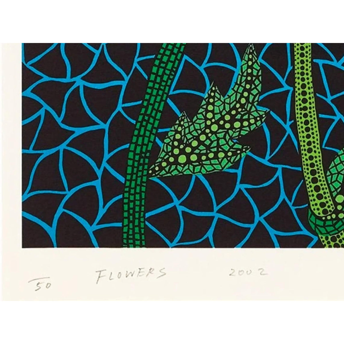 Yayoi Kusama's Flowers, Kusama 309 Print - Hype Museum