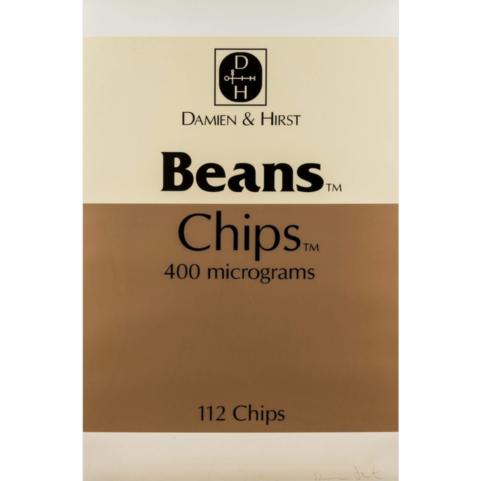 Damien Hirst-Beans And Chips - Damien Hirst-art print