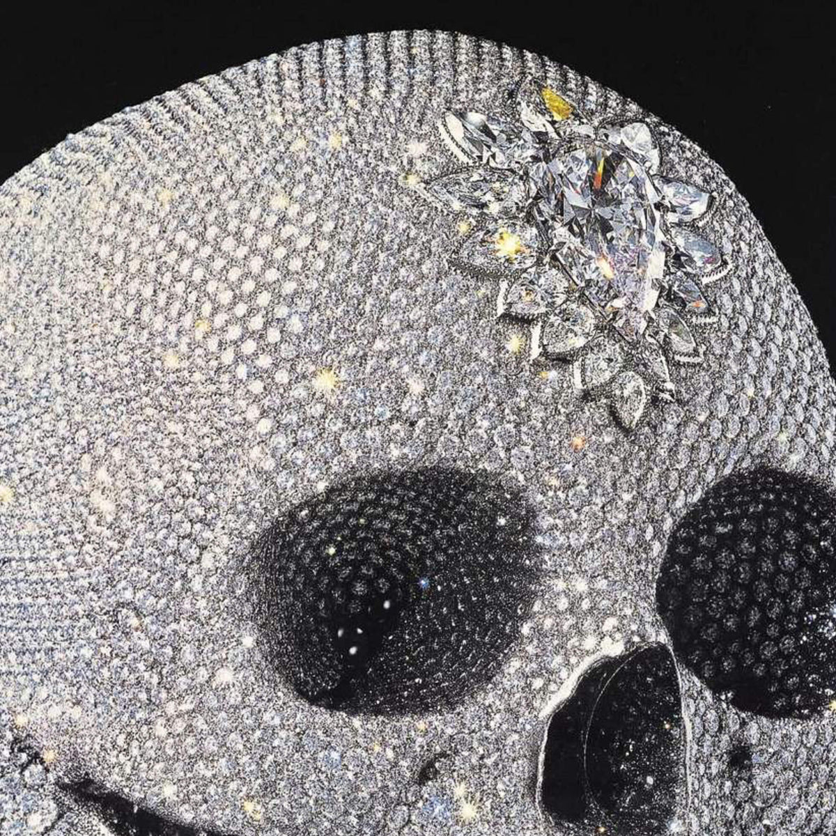 Damien Hirst's For The Love Of God, The Diamond Skull Print - Hype Museum