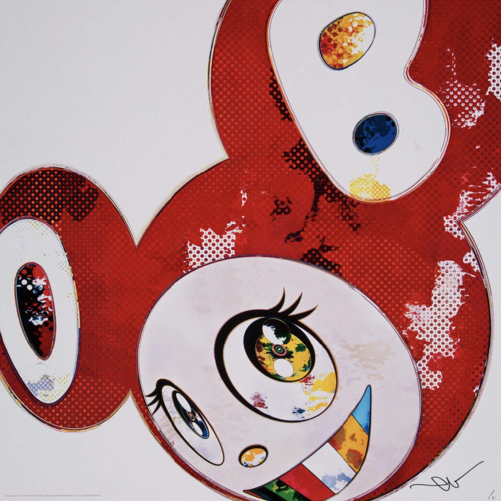 Takashi Murakami's The Pandas Say They Are Happy Print - Hype Museum