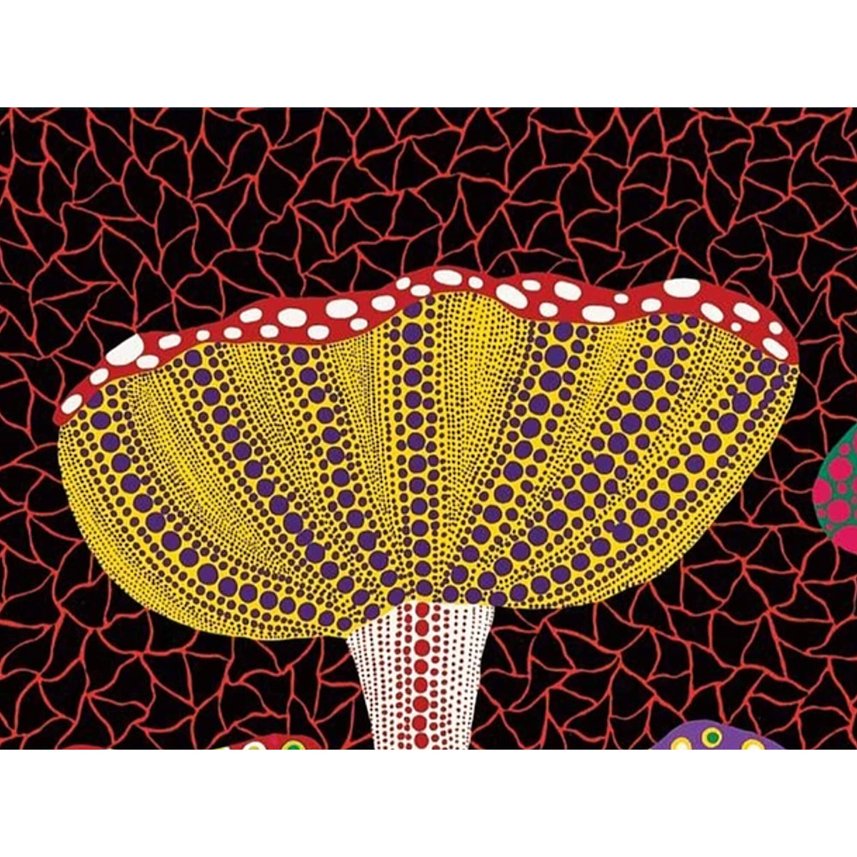 Yayoi Kusama's Toadstools Print - Hype Museum