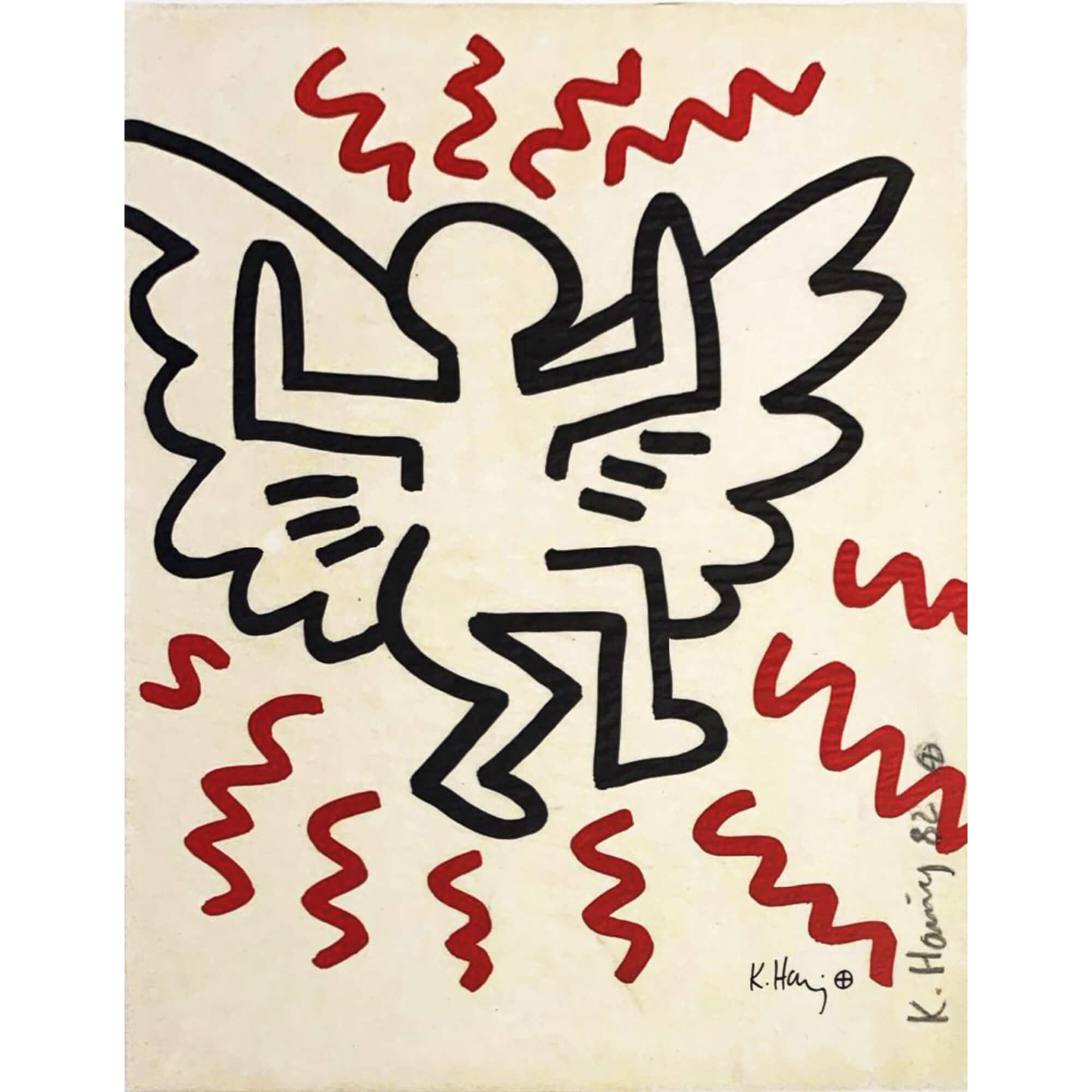 Keith Haring-Bayer Suite 3 - Keith Haring-art print