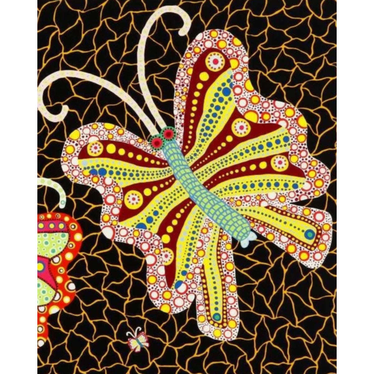 Yayoi Kusama's Butterflies Print - Hype Museum