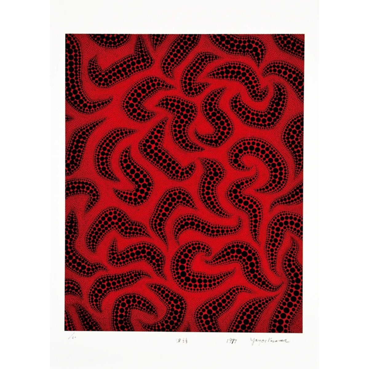 Yayoi Kusama's Wave Crest Print Hype Museum