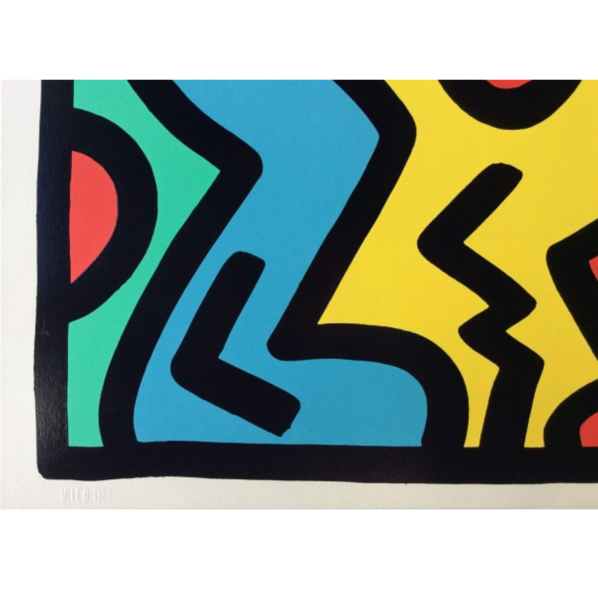 Keith Haring's Growing 5 Print - Hype Museum