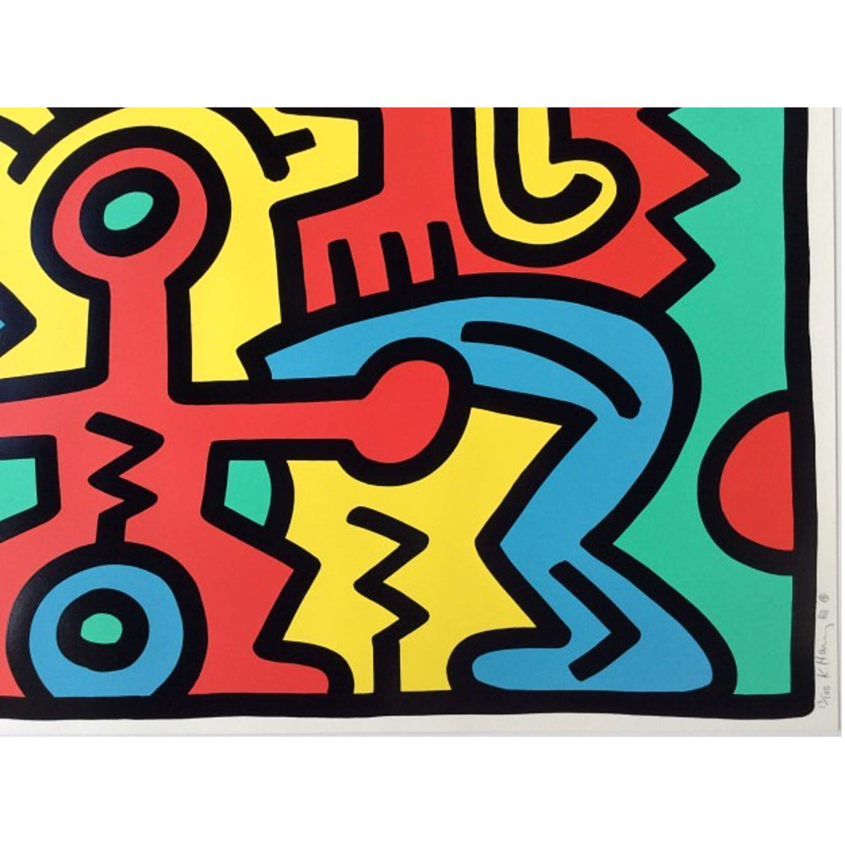 Keith Haring's Growing 5 Print - Hype Museum