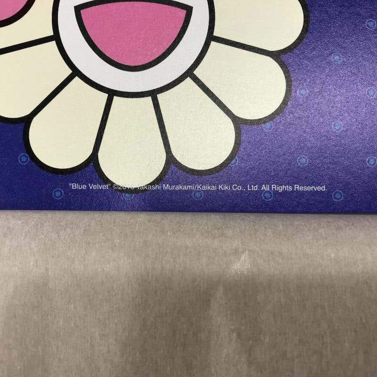 Takashi Murakami KaiKai Kiki Flower Pouch Blue