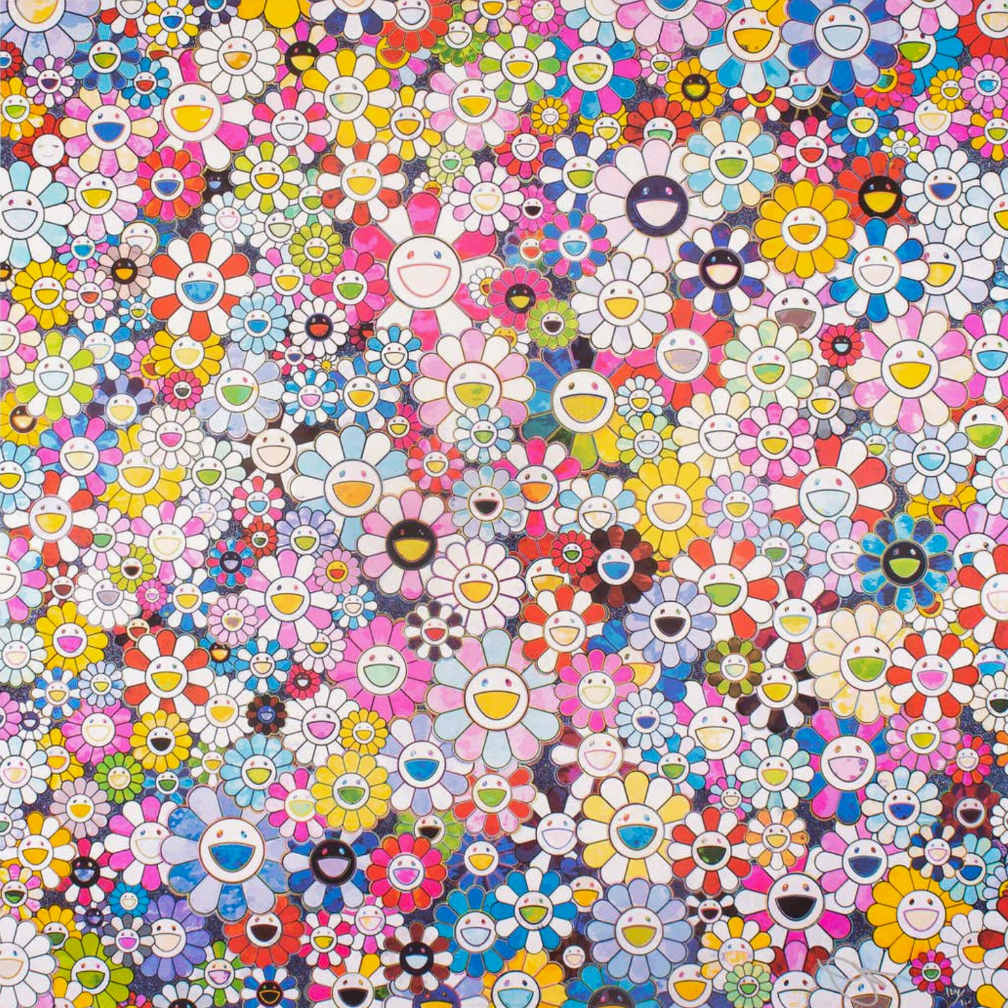 Takashi Murakami's Panda Family Happiness Print - Hype Museum