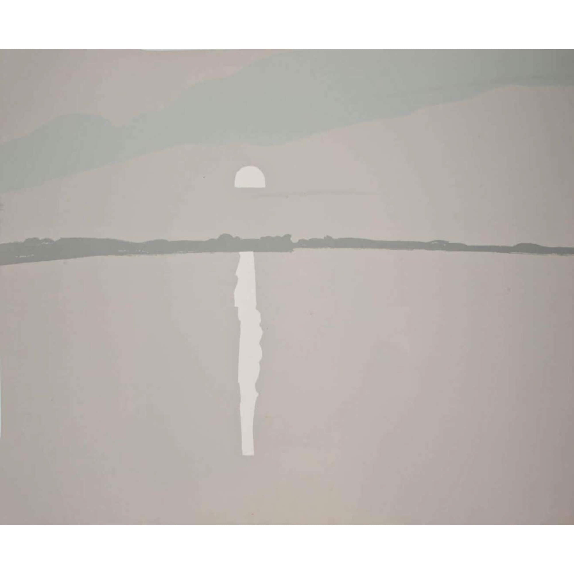 Alex Katz-Sunset, Lake Wesserunset 2 - Alex Katz-art print