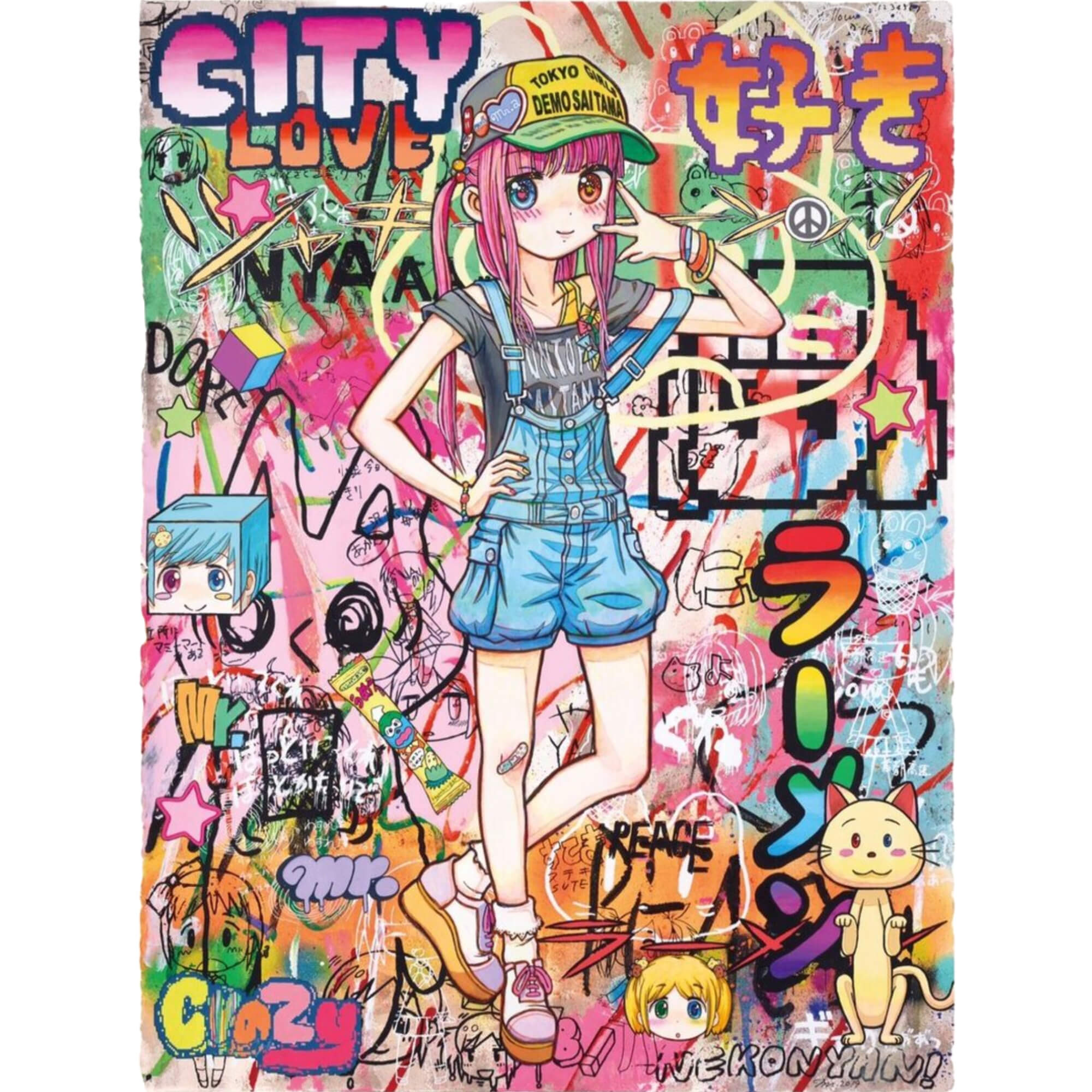 Mr.-City Girl'S New Life - Mr.-art print