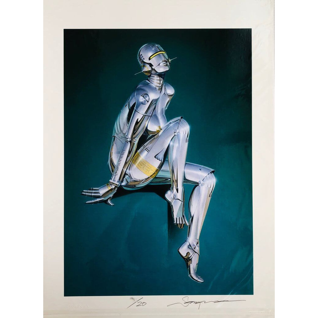Hajime Sorayama-Sitting On A Step - Hajime Sorayama-art print