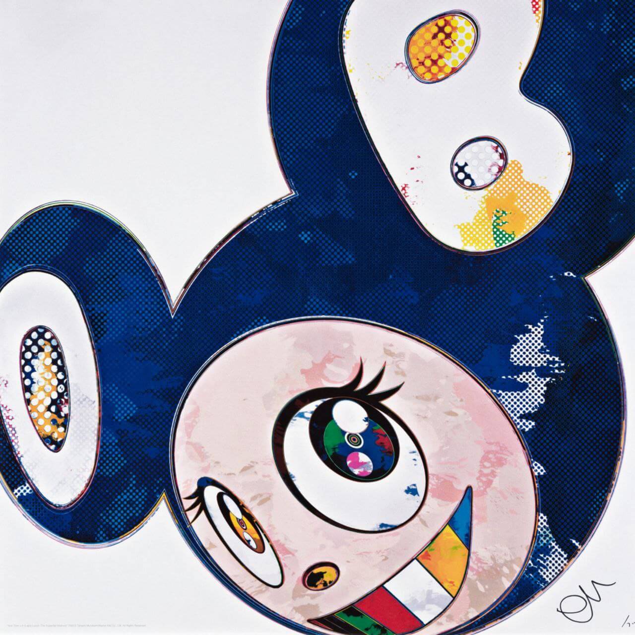 Takashi Murakami-And Then X 6 (Lapis Lazuli: The Superflat Method) - Takashi Murakami-art print