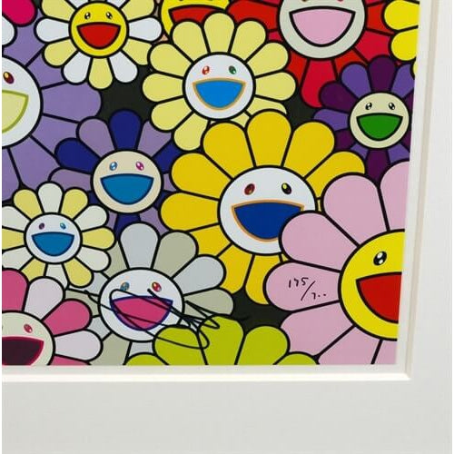 Print Small flowers painting from Takashi Murakami - Dope! Gallery